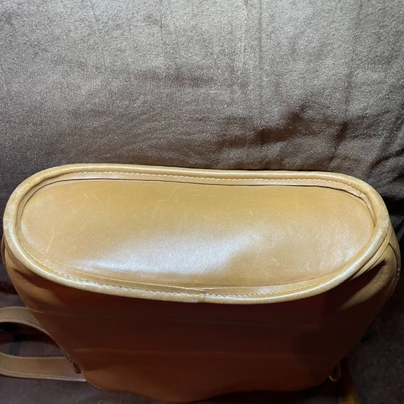 Coach 9083 vintage legacy bucket bag shoulder purse light tan leather brown - Picture 10 of 12